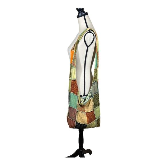 Indie Patchwork Goblincore Oversized Tote Bag - Picture 2 of 5